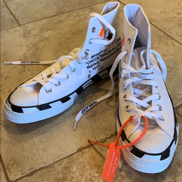 off white converse poshmark